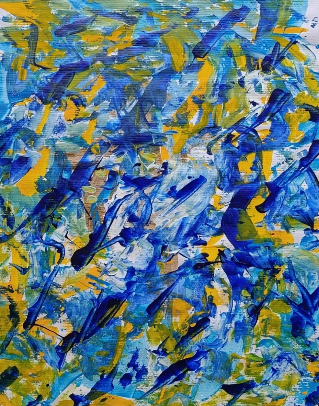 Cobalto, pintura de Pedro Luis Arellano